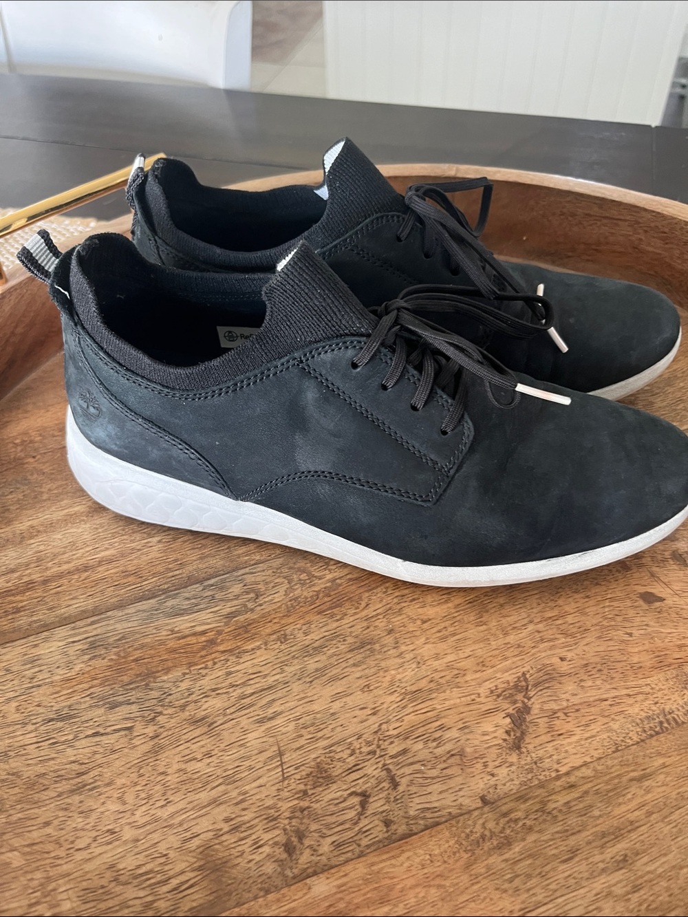 Timberland Women’s Black Casual Lace-Up Sneakers